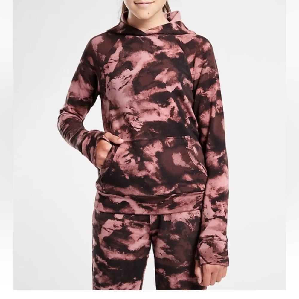 Athleta Girl In Your Element Hoodie 2.0 size XL / 14 Pink